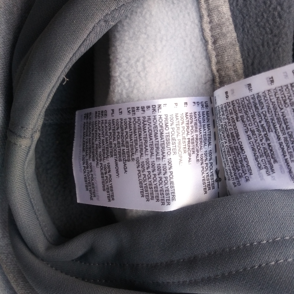 ADIDAS 3 STRIPE PULLOVER HOODIE - GRAY - Picture 5 of 6